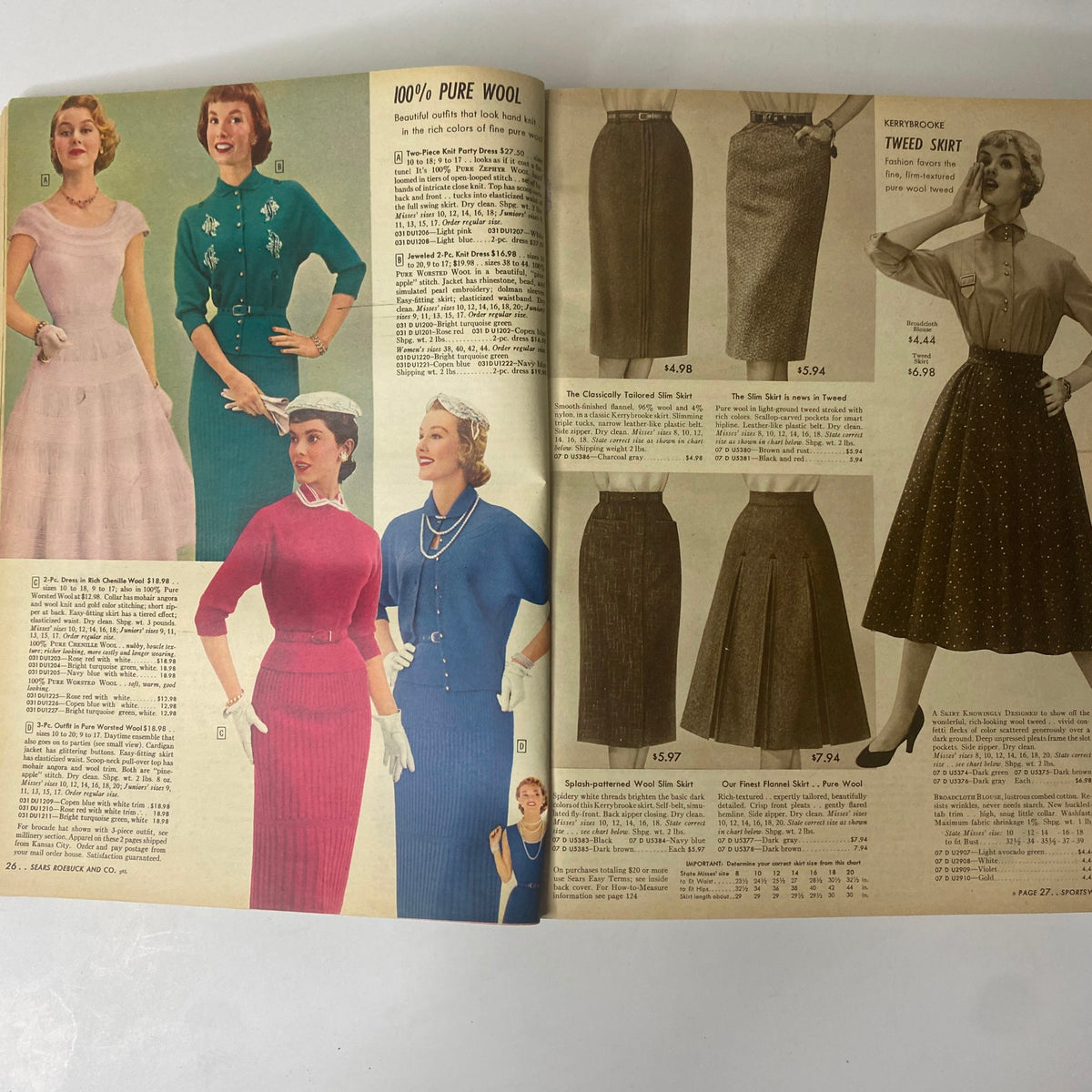 1955 Sears Roebuck and Co. Fall and Winter Catalog