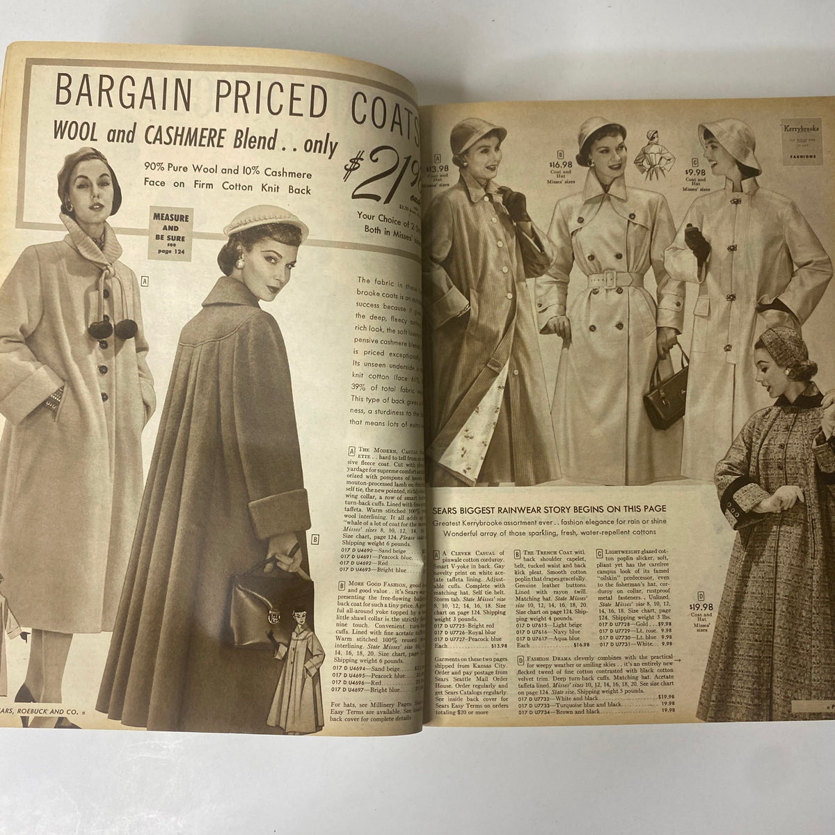 1955 Sears Roebuck and Co. Fall and Winter Catalog