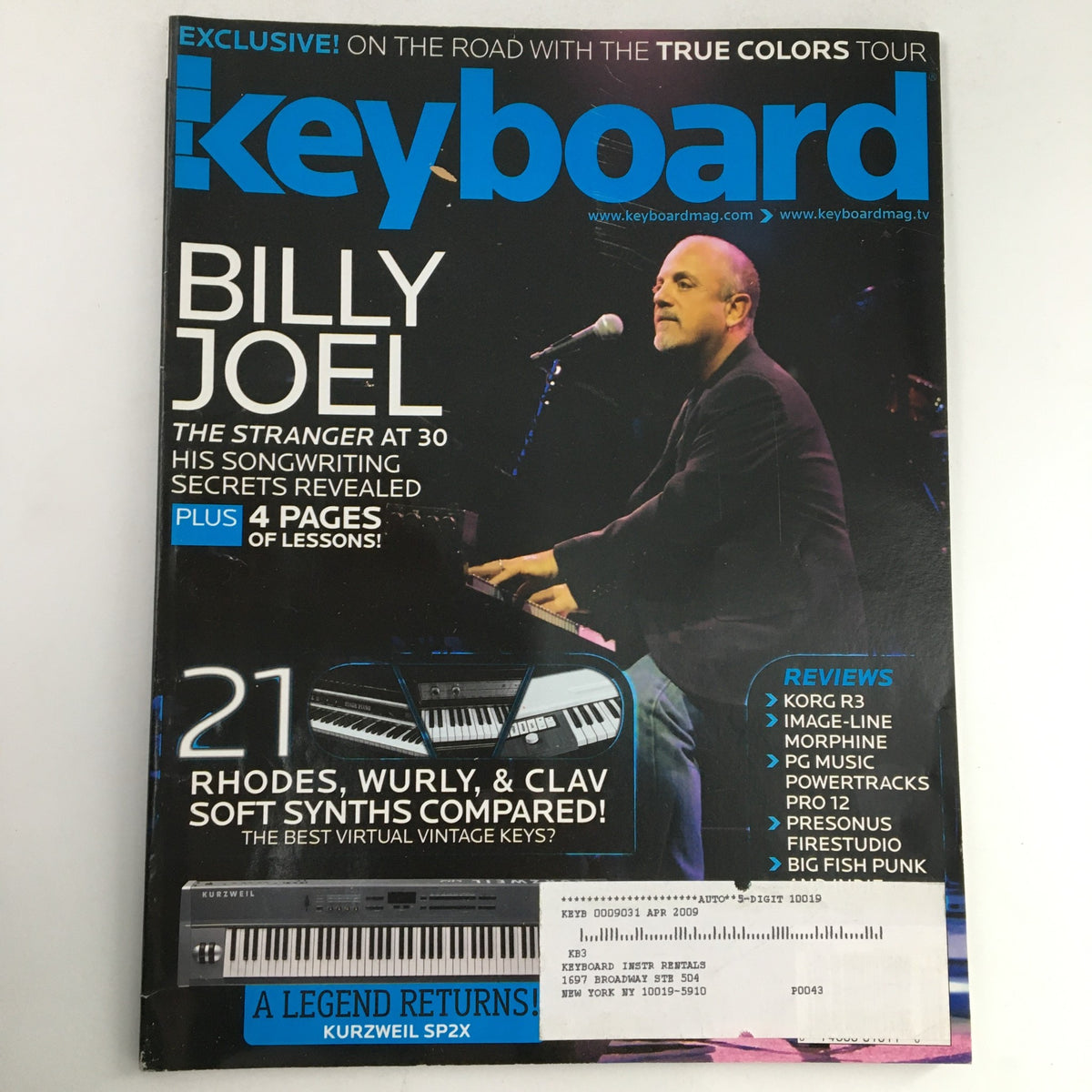 Keyboard Magazine October 2007 Billy Joel & Rhodes & Wurly & Clav Synths Feature