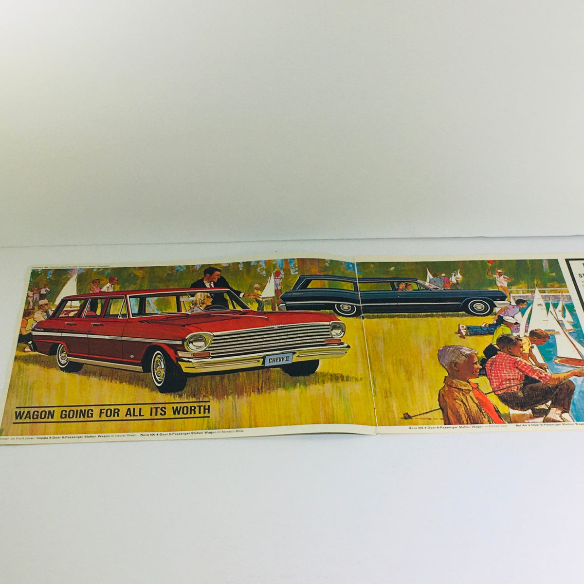 1963 Chevrolet Station Wagons Dealership Car Auto Brochure Catalog