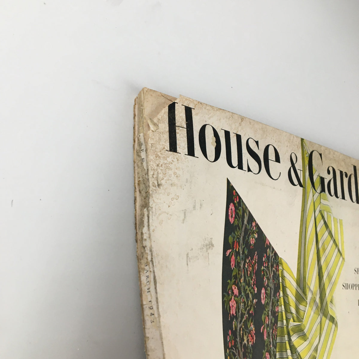 Vintage House & Garden Magazine March 1948 Spring Shopping Guide Part 1 No Label