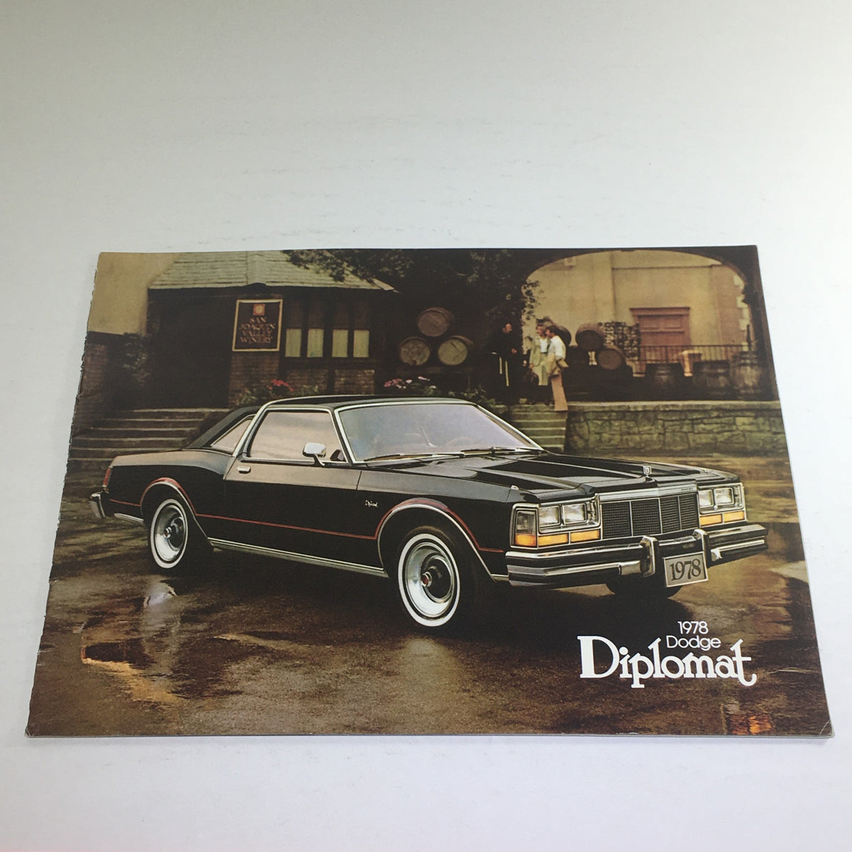 1978 Dodge Diplomat Medallion Dealership Advertising Car Auto Brochure Catalog showcasing the classic Dodge Diplomat in a stylish setting, highlighting its vintage design and heritage.