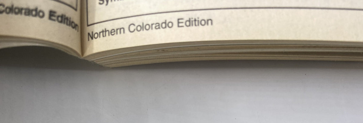 A close-up view of the spine of TV Guide Magazine August 24, 1996, indicating the publication details with the title of 'Northern Colorado Edition'.