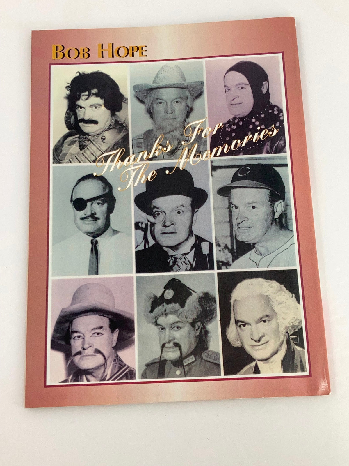 Cover of the Gold Collectors Series Magazine: A Tribute To Bob Hope 1903-2003 featuring various comedic characters and expressions of Bob Hope.