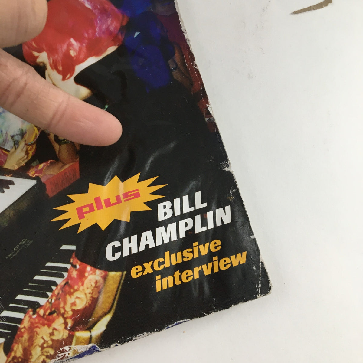 Cover detail from Keyboard Magazine March 2003 highlighting an exclusive interview with Bill Champlin.