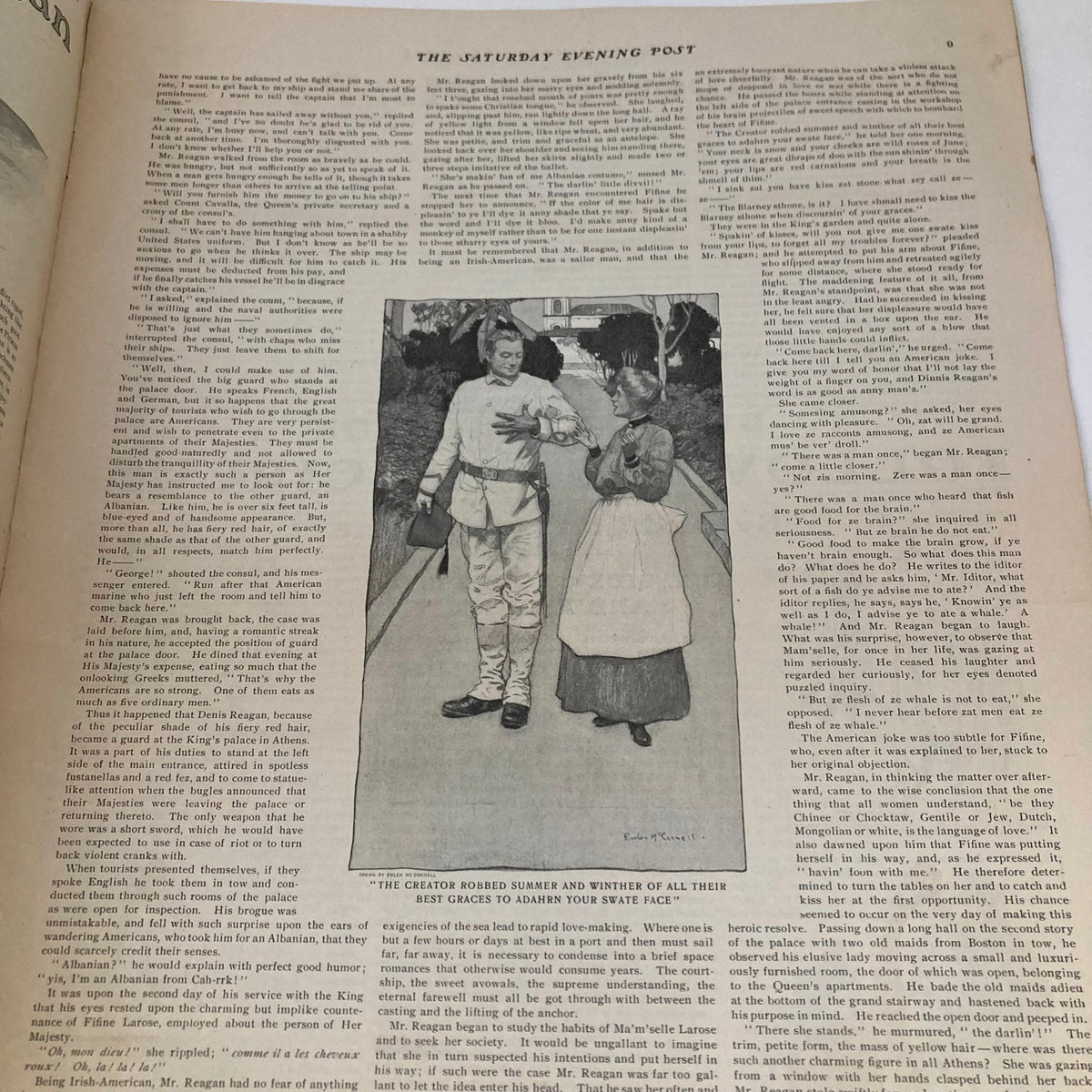 Another page from the Saturday Evening Post Magazine December 26, 1903, showing an article discussing various topics relevant to early 20th-century society.