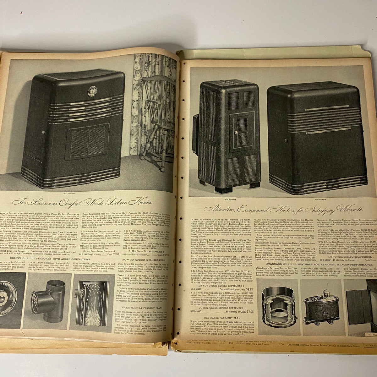 1946-1947 Montgomery Ward Fall and Winter Catalog GD Interior