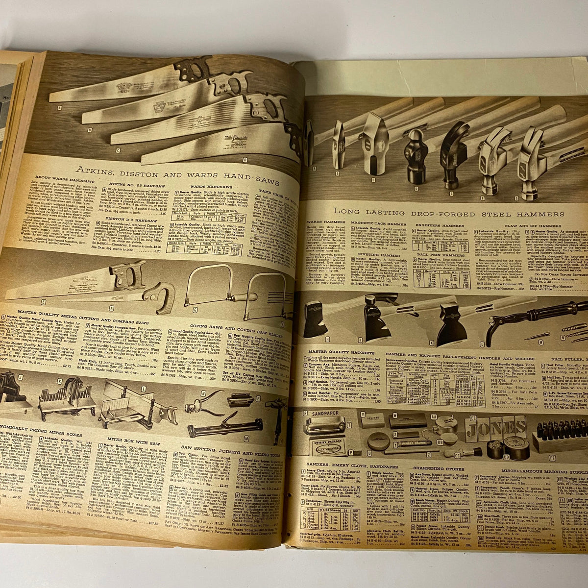 1946-1947 Montgomery Ward Fall and Winter Catalog GD Interior