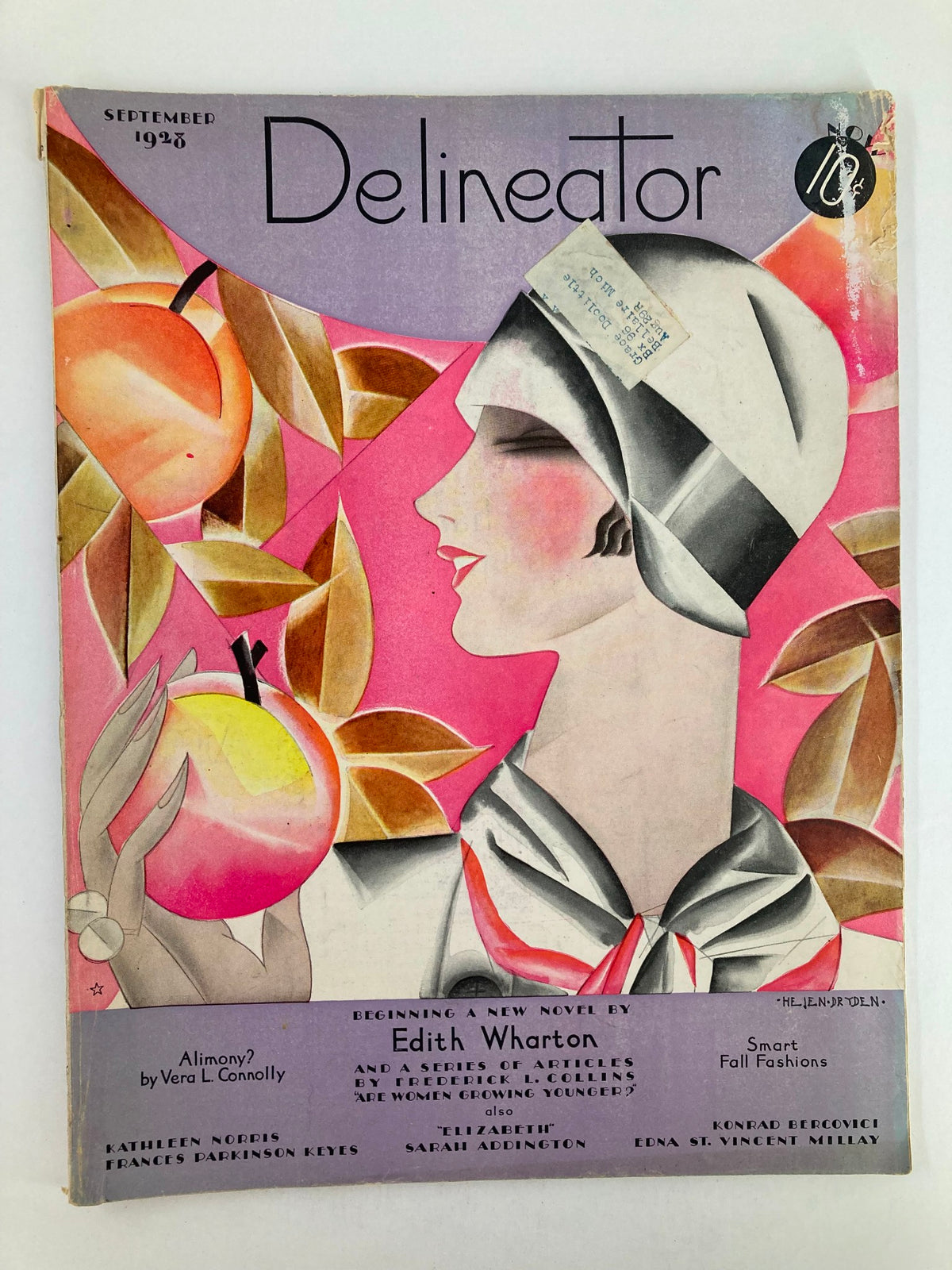 Delineator Magazine November 1928 Theme Cover by Helen Dryden