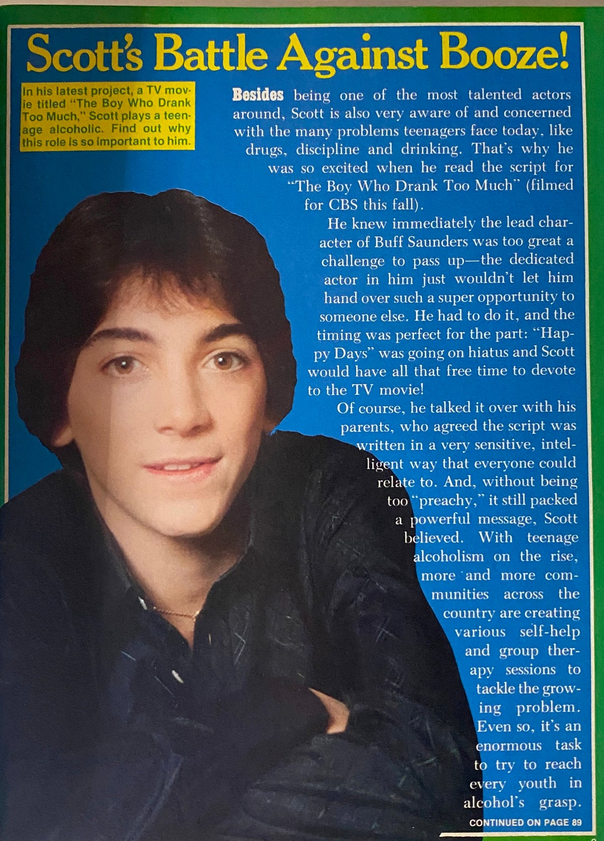 Tiger Beat Magazine July 1979 Erik Estrada, Scott Baio Cover w Pinups No Label