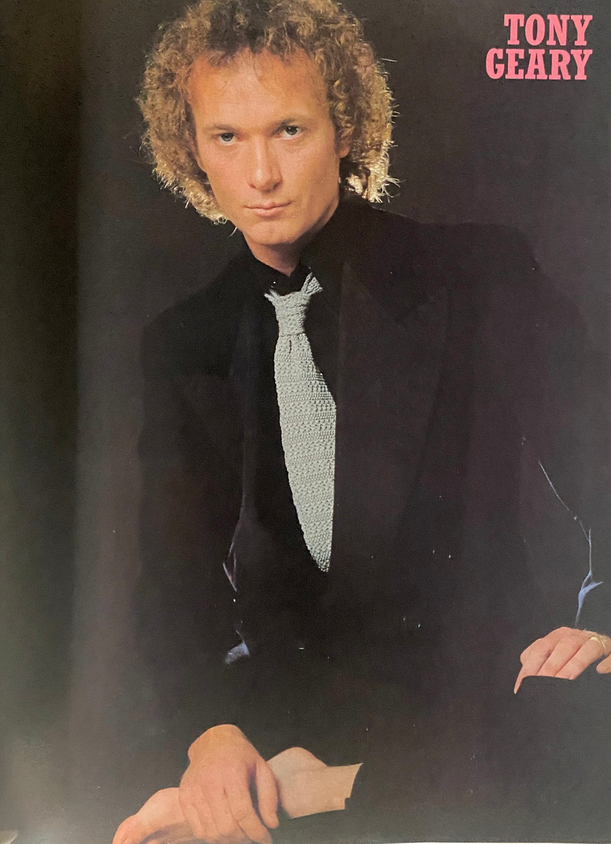 Image of Tony Geary from Tiger Beat Star Magazine August 1981, a prominent figure in daytime television, showcasing his unique style.