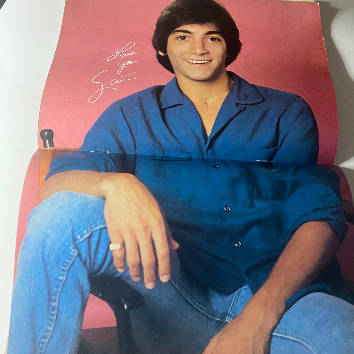 Color poster of Scott Baio from Tiger Beat Star Magazine July 1982, capturing the essence of 1980s teen idols.