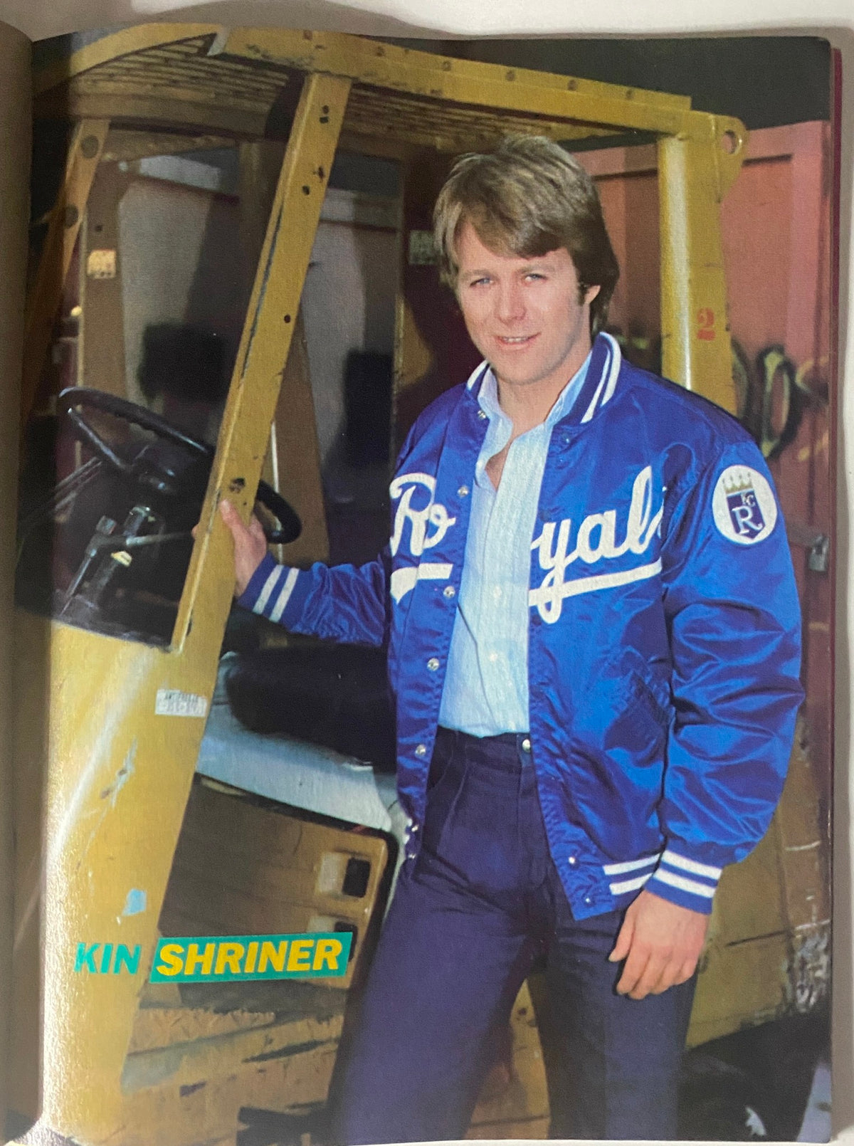 Tiger Beat Star Magazine April 1981 featuring Kin Shriner, a popular star in the 1980s, in a stylish outfit.