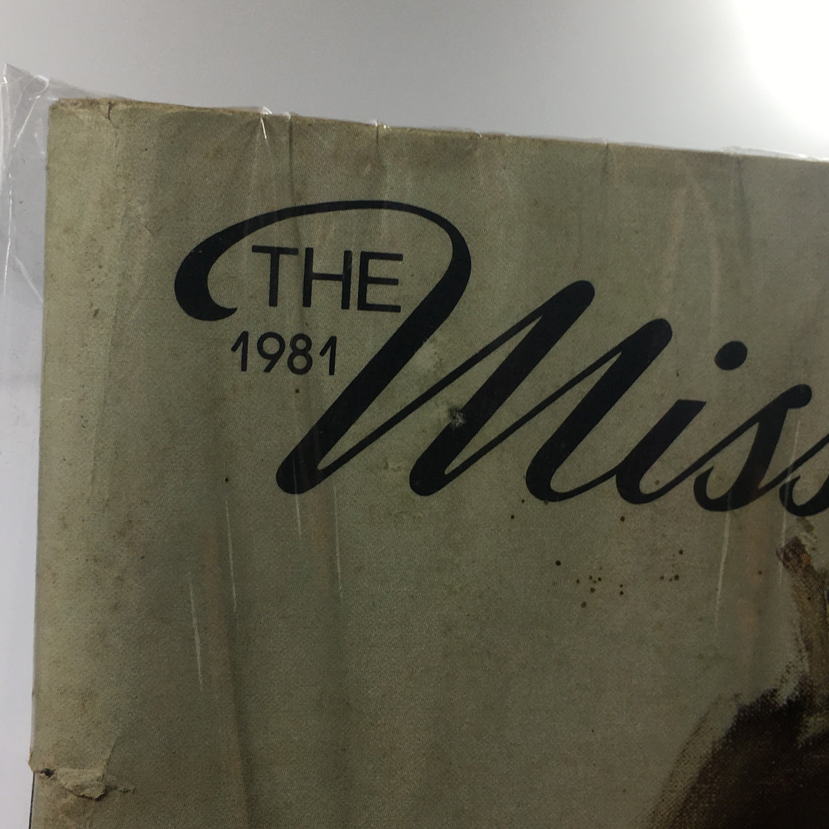 Cover of the 1981 The Miss Nebraska Pageant magazine featuring the title prominently displayed. This vintage magazine is a collectible item that showcases Susan Powell, who later became Miss America, highlighting a significant moment in beauty pageant history.