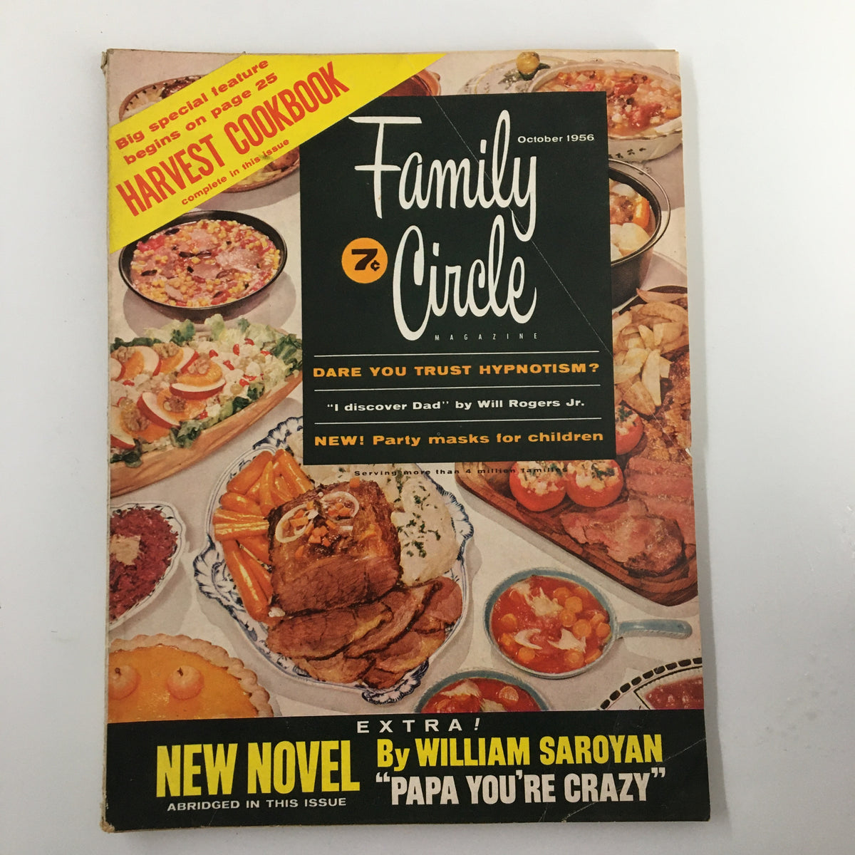 Vintage Family Circle Magazine October 1956 Winter Wonder Fruit Cranberries No Label