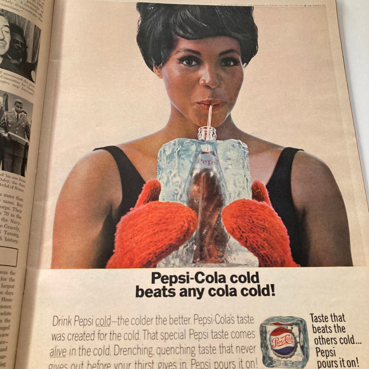 Vintage Ebony Magazine January 1967 Vol 22 No. 3 Nichelle Nichols of Star Trek