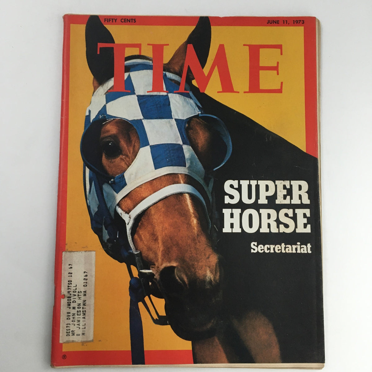 Time Magazine June 11 1973 Super Horse Secretariat Triple Crown Winner