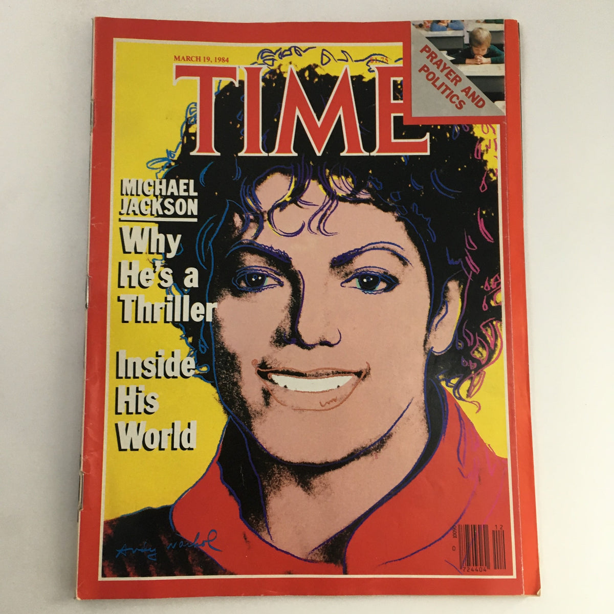 Time Magazine March 19 1984 Michael Jackson Why He's A Thriller Inside His World