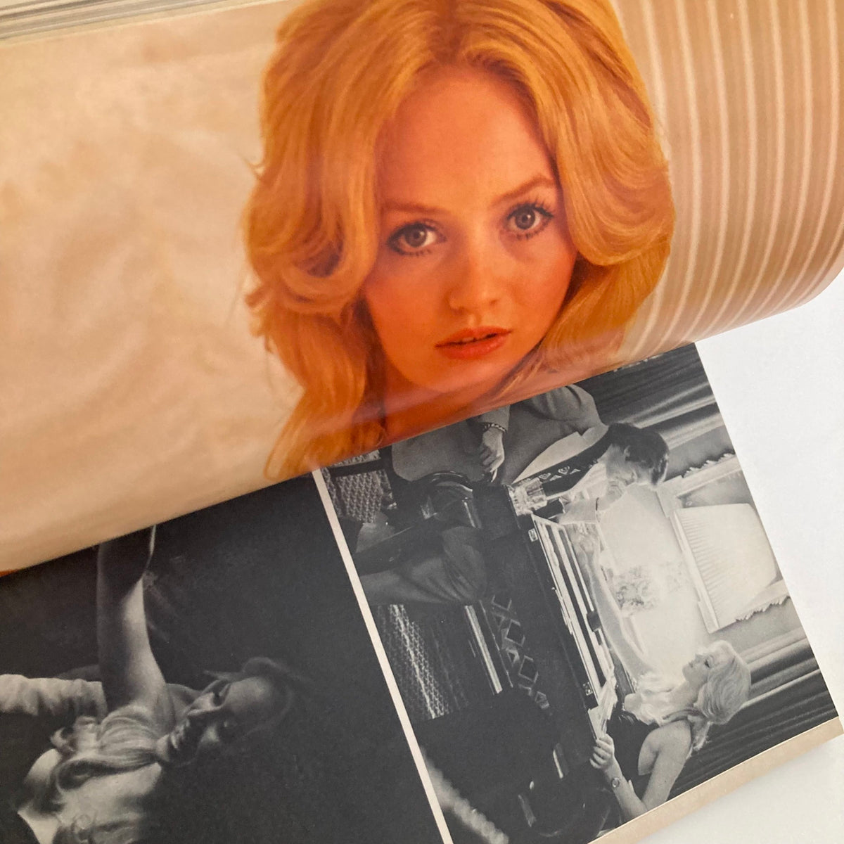 VTG Playboy Magazine April 1974 featuring Playmate Marlene Morrow, showcasing bold photography and 1970s culture with the original centerfold attached.