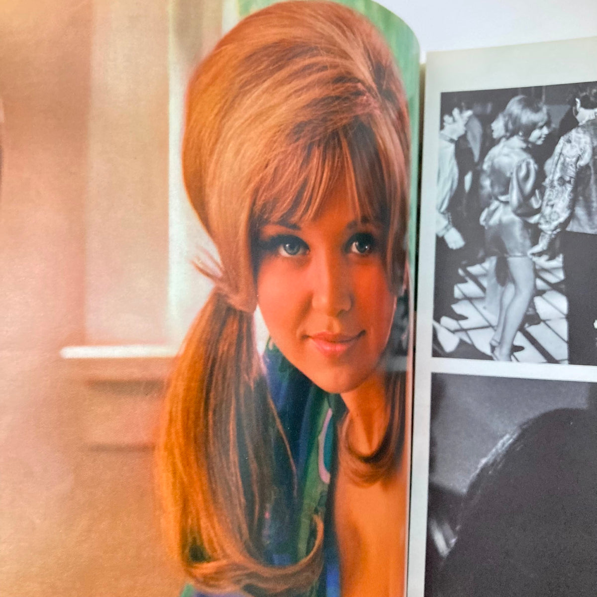 Inside image of VTG Playboy Magazine September 1969, featuring Playmate Shay Knuth with a stylish hairstyle, capturing the essence of 1960s fashion.