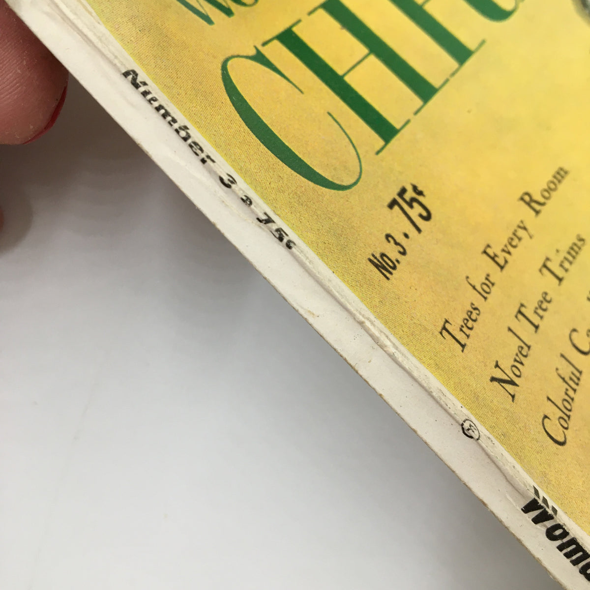 Close-up of the spine of Woman's Day Magazine No. 3, indicating the issue number and price, emphasizing its vintage appeal.