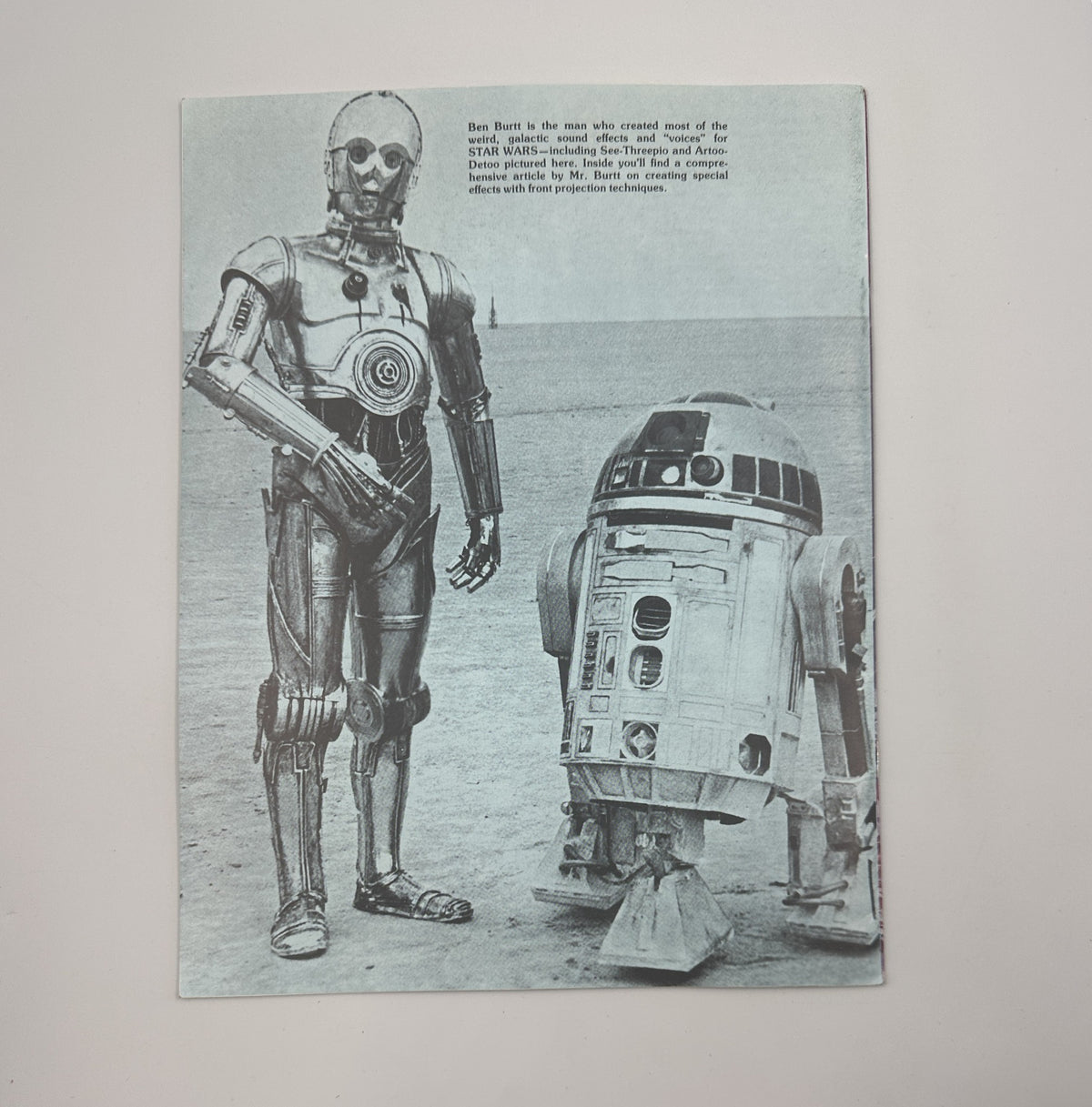 Cinemagic Magazine Fall/Winter 1978 No. 11 featuring an iconic image of C-3PO and R2-D2 from Star Wars on the cover, highlighting the theme of animation and special effects.