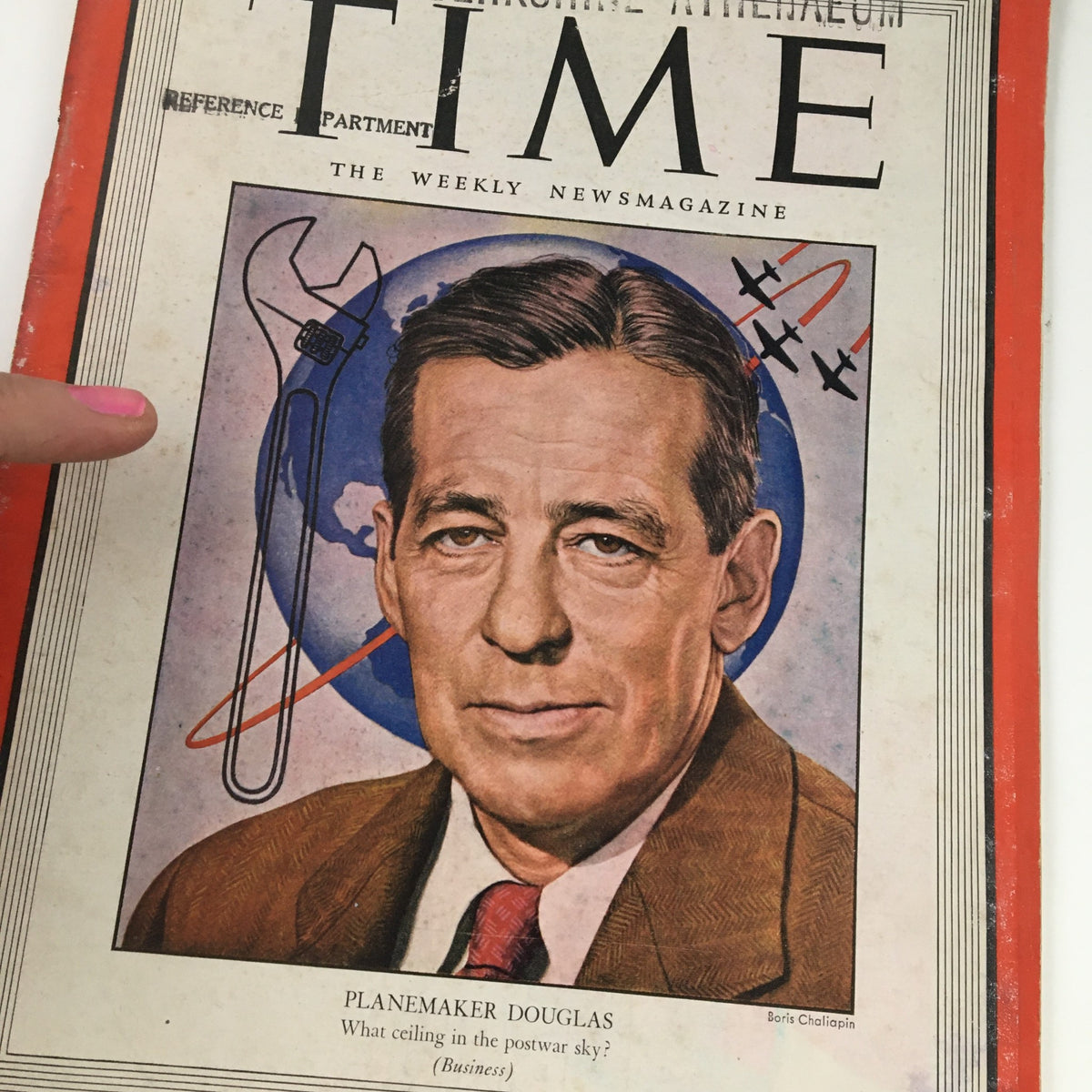 Time Magazine November 22 1943 Vol 42 #21 Industrialist Donald Wills Douglas Sr.