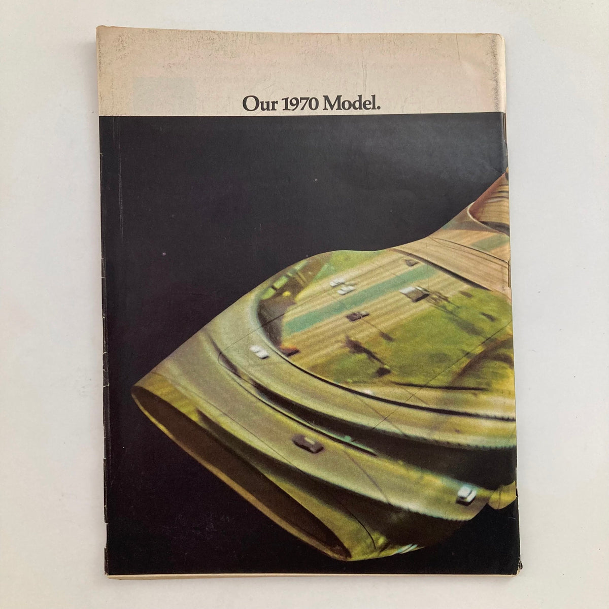 Back cover of VTG Newsweek Magazine November 3 1969, displaying a graphic advertisement titled 'Our 1970 Model'.