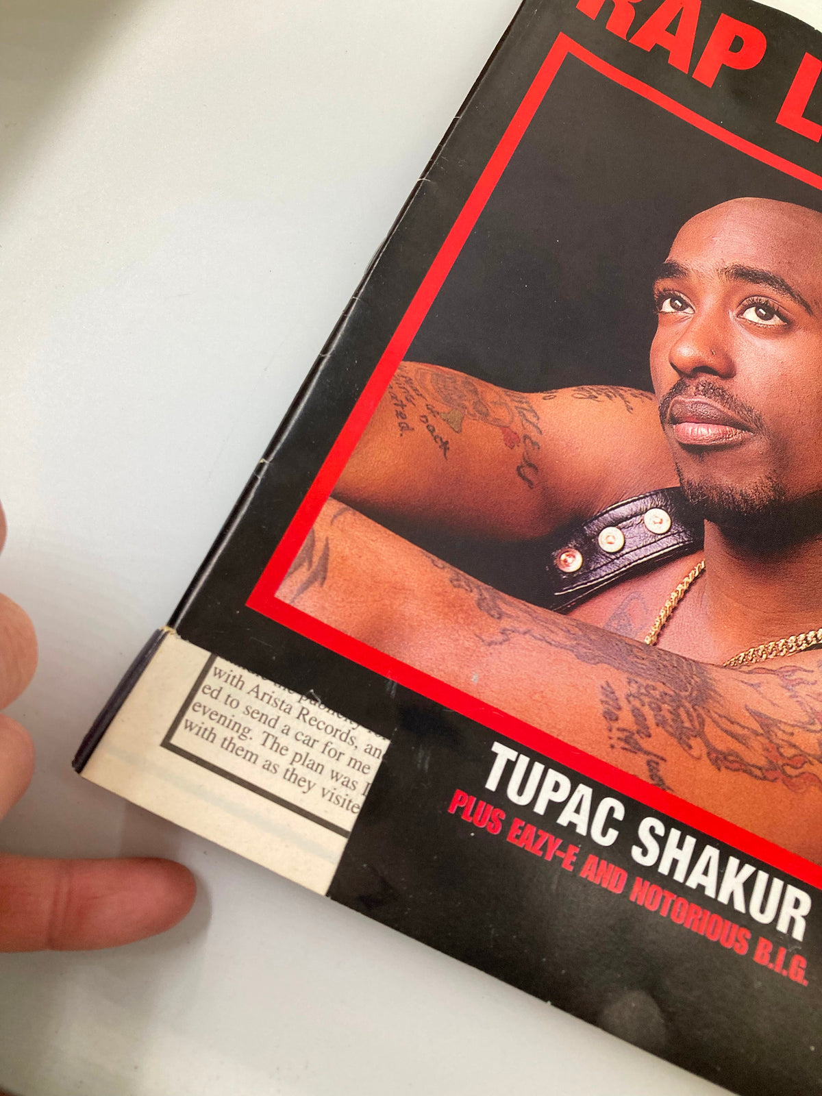 Rap Legends Magazine Tupac Shakur Plus Eazy-E and Notorious B.I.G.