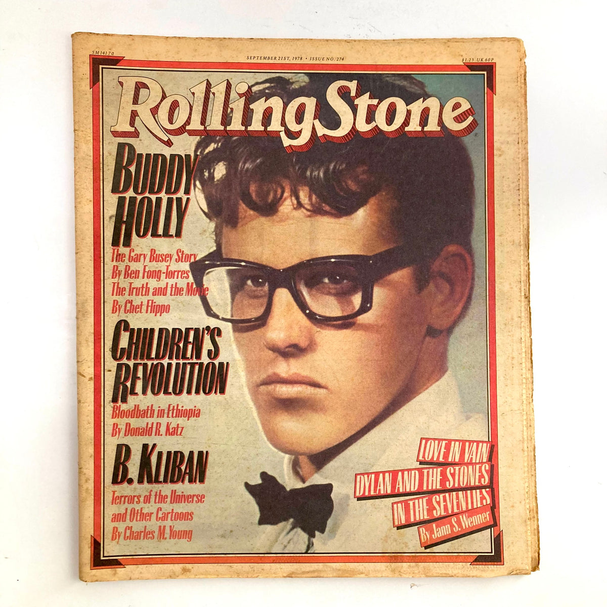 Rolling Stone Magazine cover from September 21, 1978, featuring The Gary Busey Story, featuring a vintage design and iconic style.