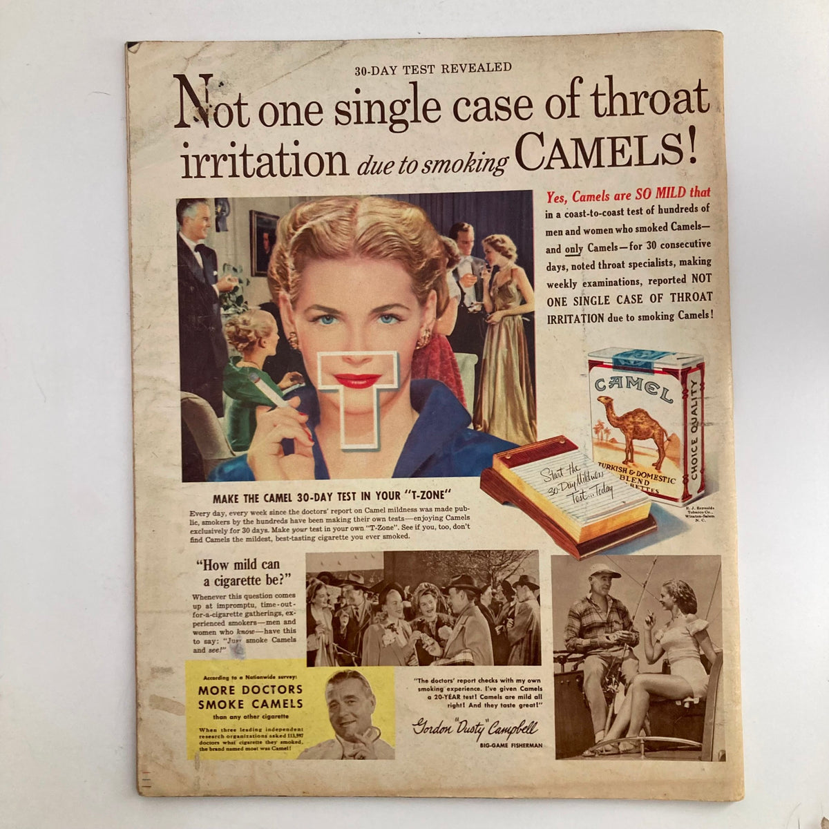 Vintage Look Magazine October 11 1949 Corinne Calvet Cover Portrait