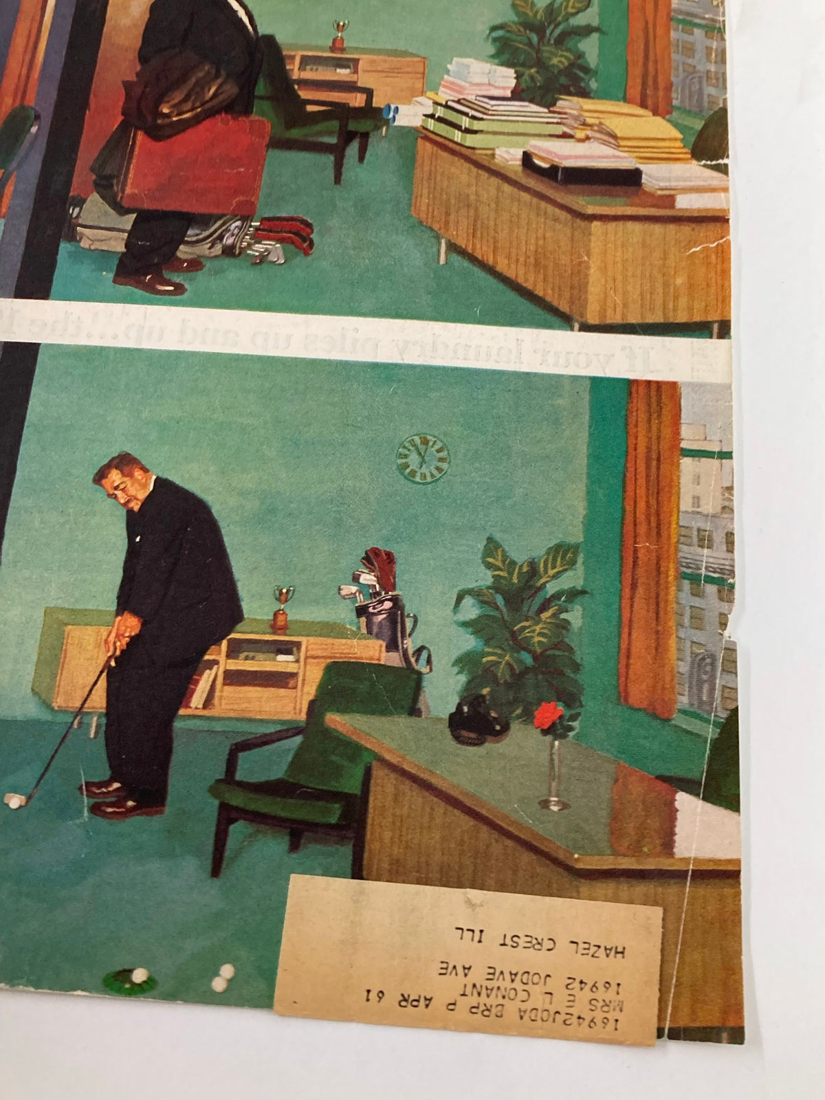 COVER ONLY The Saturday Evening Post February 18, 1961, displaying detailed illustrations and the headline 'Will Africa Go Communist?' highlighting the publication's historical significance.