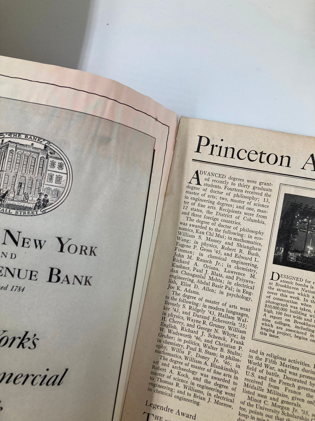 Interior page of VTG Princeton Alumni Weekly from February 4, 1949, showcasing detailed articles and announcements.
