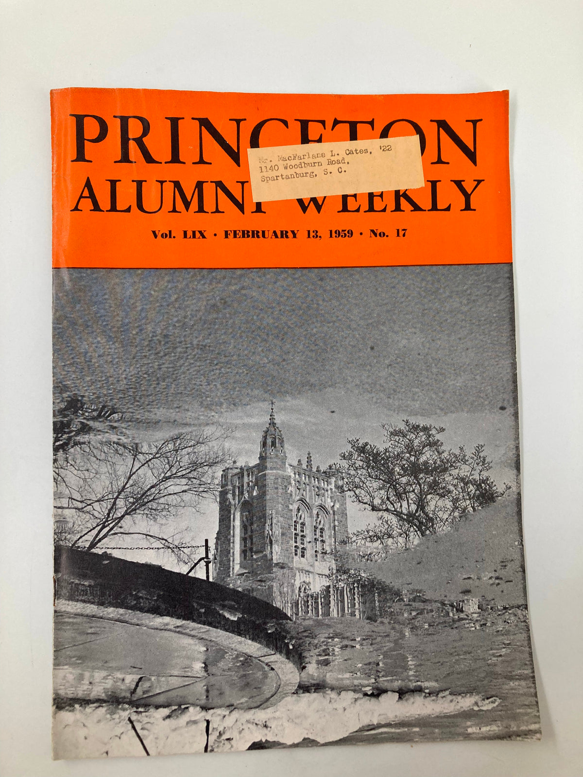 Vintage Princeton Alumni Weekly February 13 1959 A Rhodes Scholar Vivid Comparisons