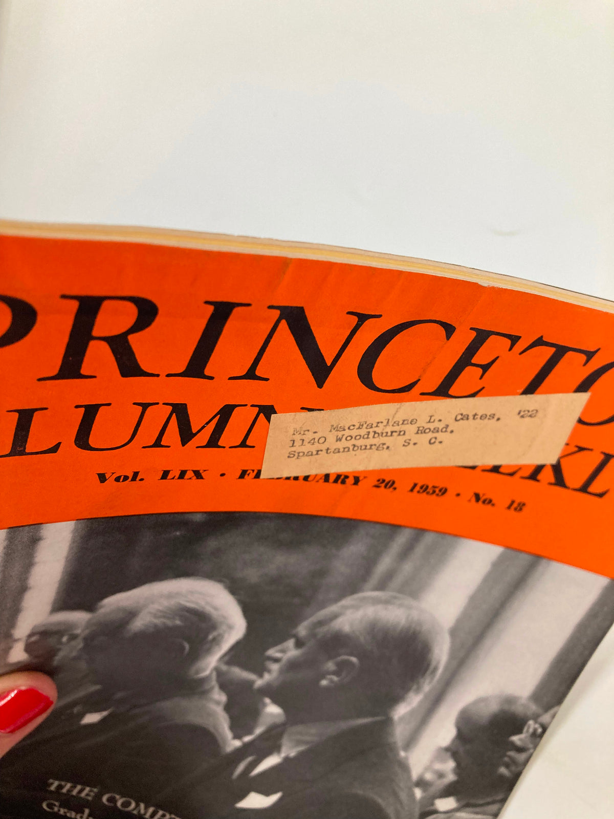 Vintage Princeton Alumni Weekly February 20 1959 The Comptons Graduate School Alumni