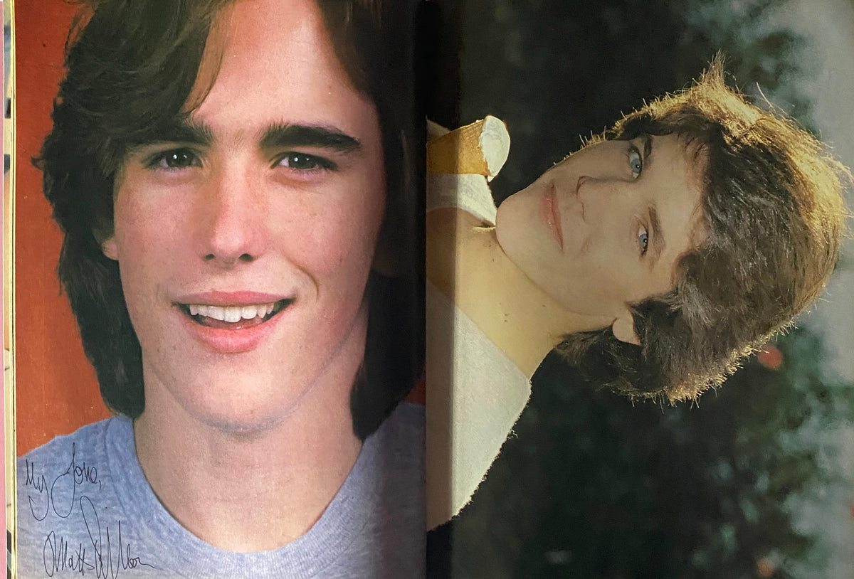 Tiger Beat Magazine July 1981 featuring Matt Dillon smiling with a casual style talking about 1980s pop culture and celebrity moments.