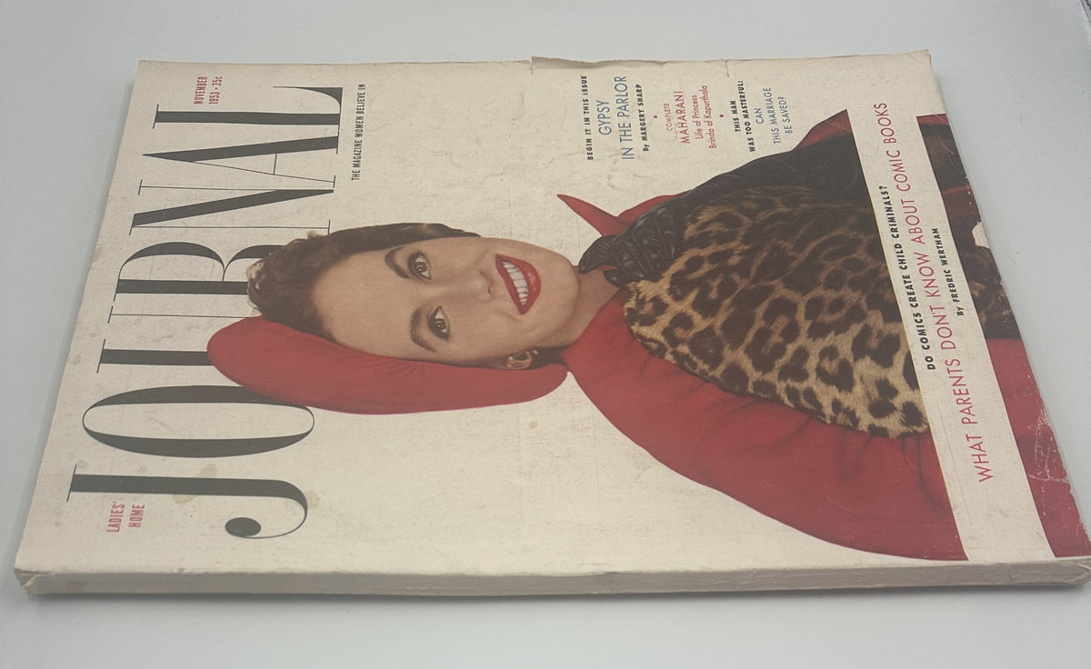Ladies' Home Journal Magazine November 1953 Comic Books Wertham, Maharani