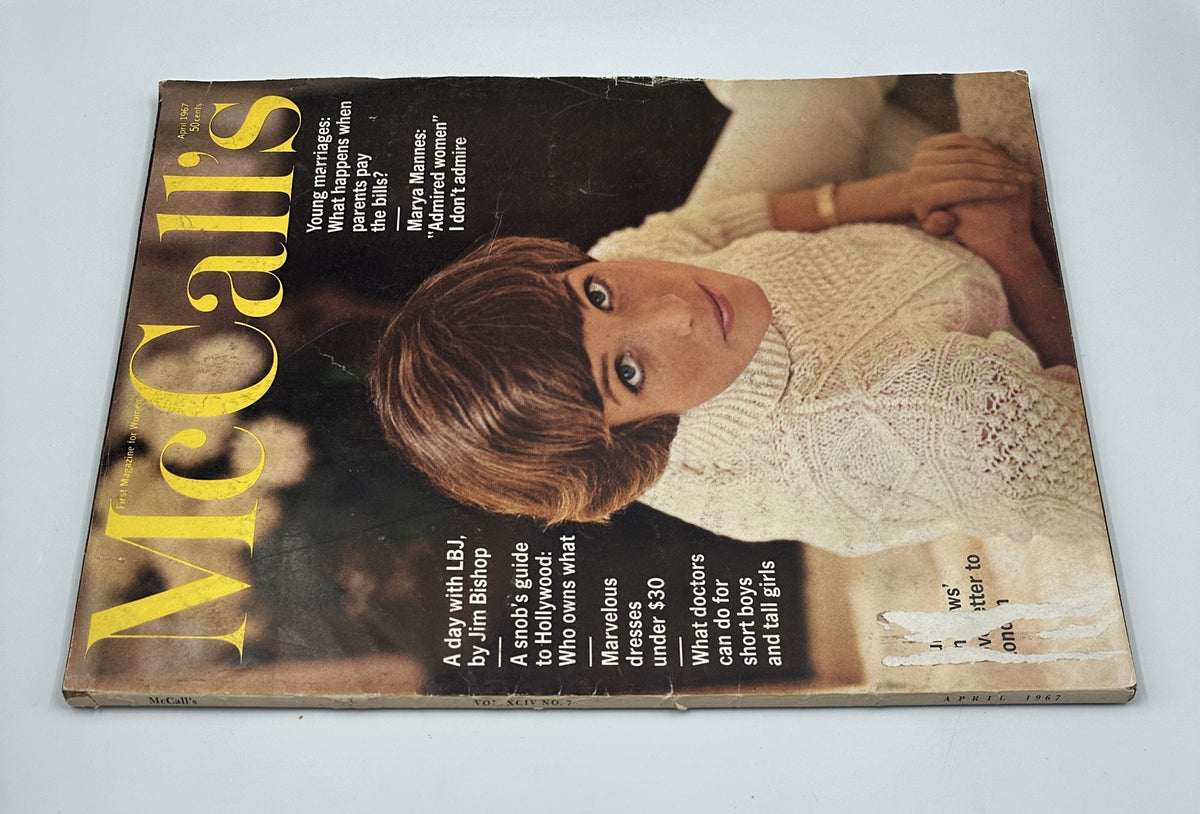 McCall's Magazine April 1967 Julie Andrews, Lyndon Johnson Hollywood