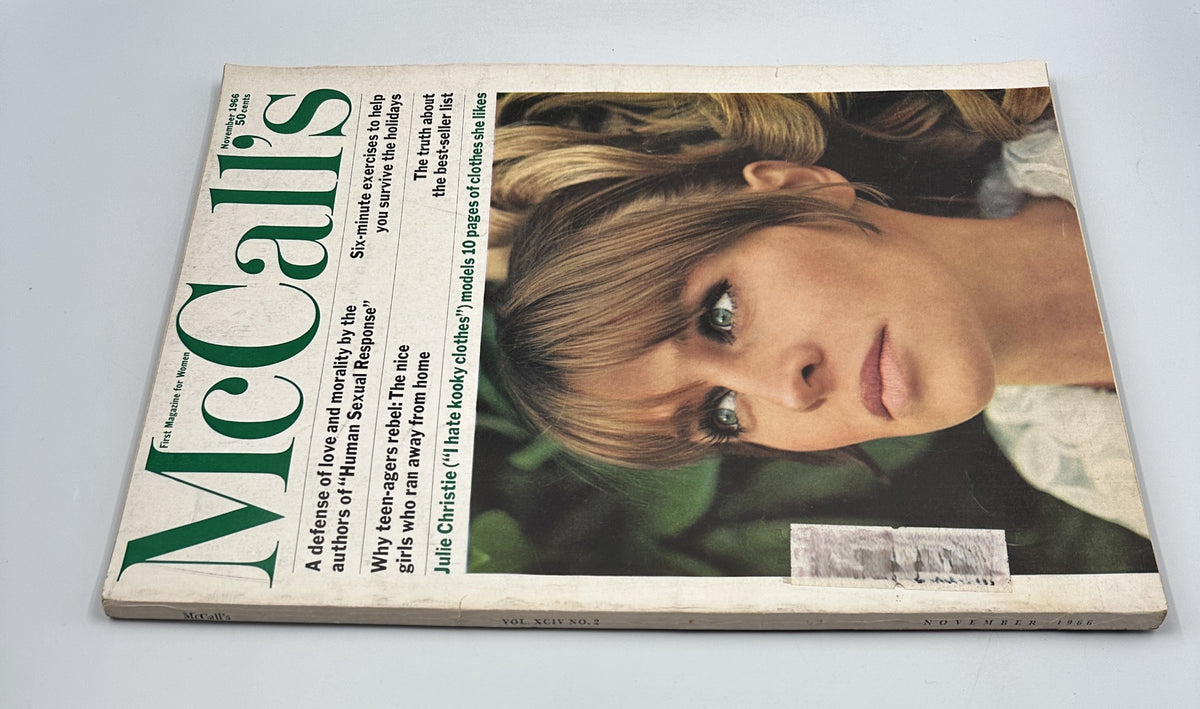 McCall's Magazine November 1966 Julie Christie, Prince Charles Masters