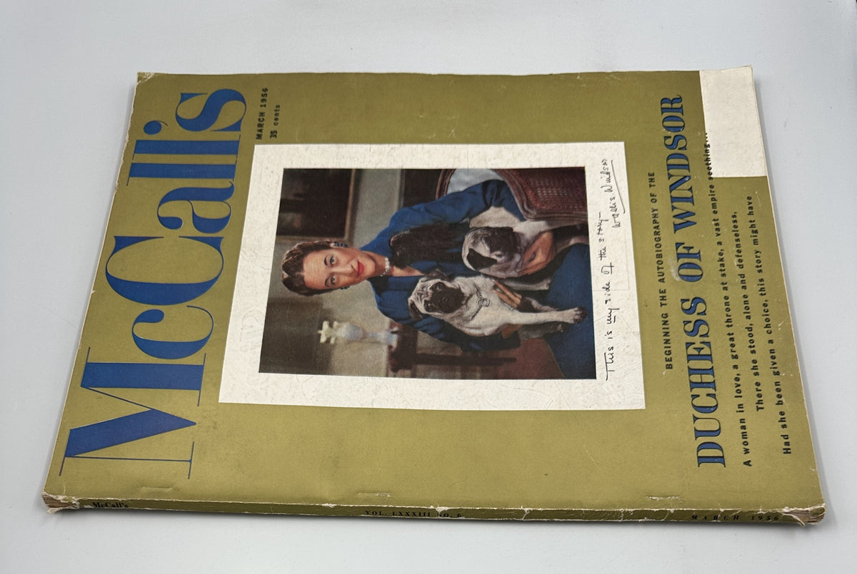 McCall's Magazine March 1956 Duchess of Windsor, Alfred Hitchcock