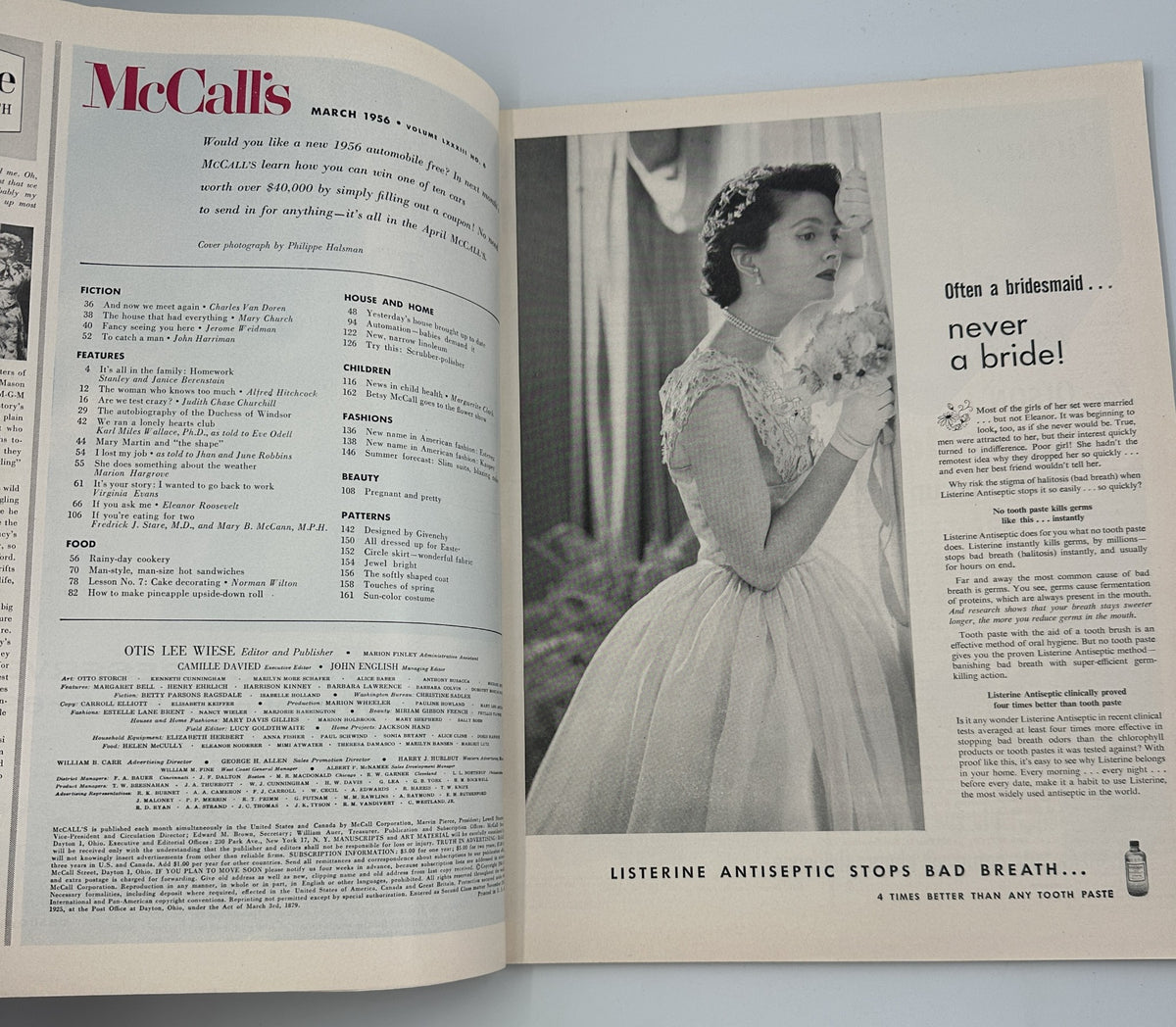 McCall's Magazine March 1956 Duchess of Windsor, Alfred Hitchcock