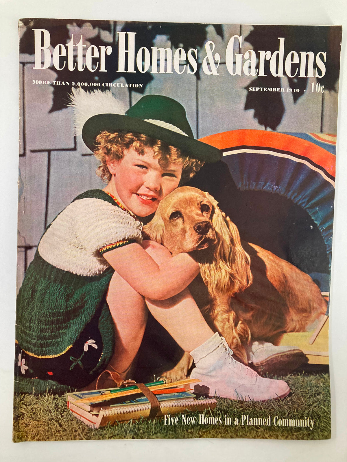 Vintage Better Homes & Gardens Magazine September 1940 A Snug Little House On Budget