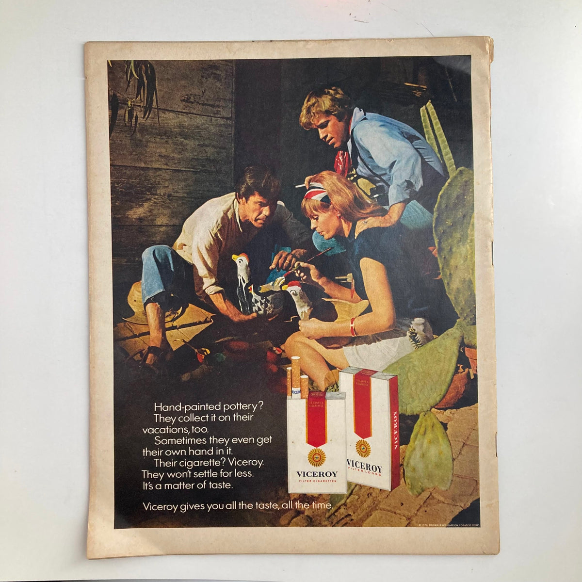 Vintage Life Magazine cover from March 5, 1971, featuring a colorful scene with individuals engaged in painting pottery, highlighting the artistic spirit of the era.