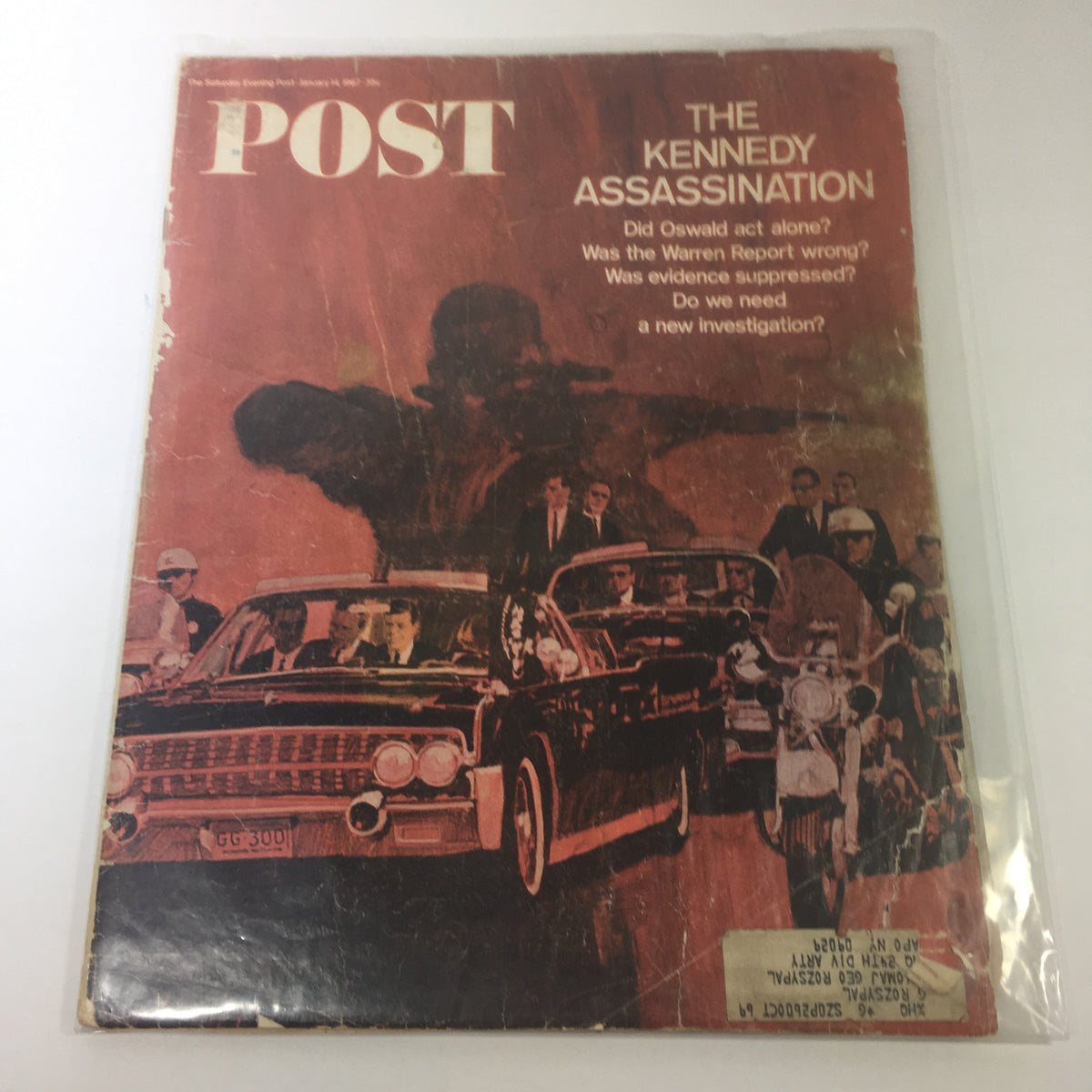 The Saturday Evening Post Magazine: January 14 1967 - The Kennedy Assassination