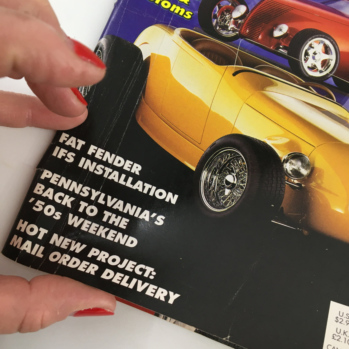 Detailed view of the Rod & Custom Magazine June 1994 cover with emphasis on Fat Fender IFS installation and Pennsylvania’s Back to the '50s Weekend.