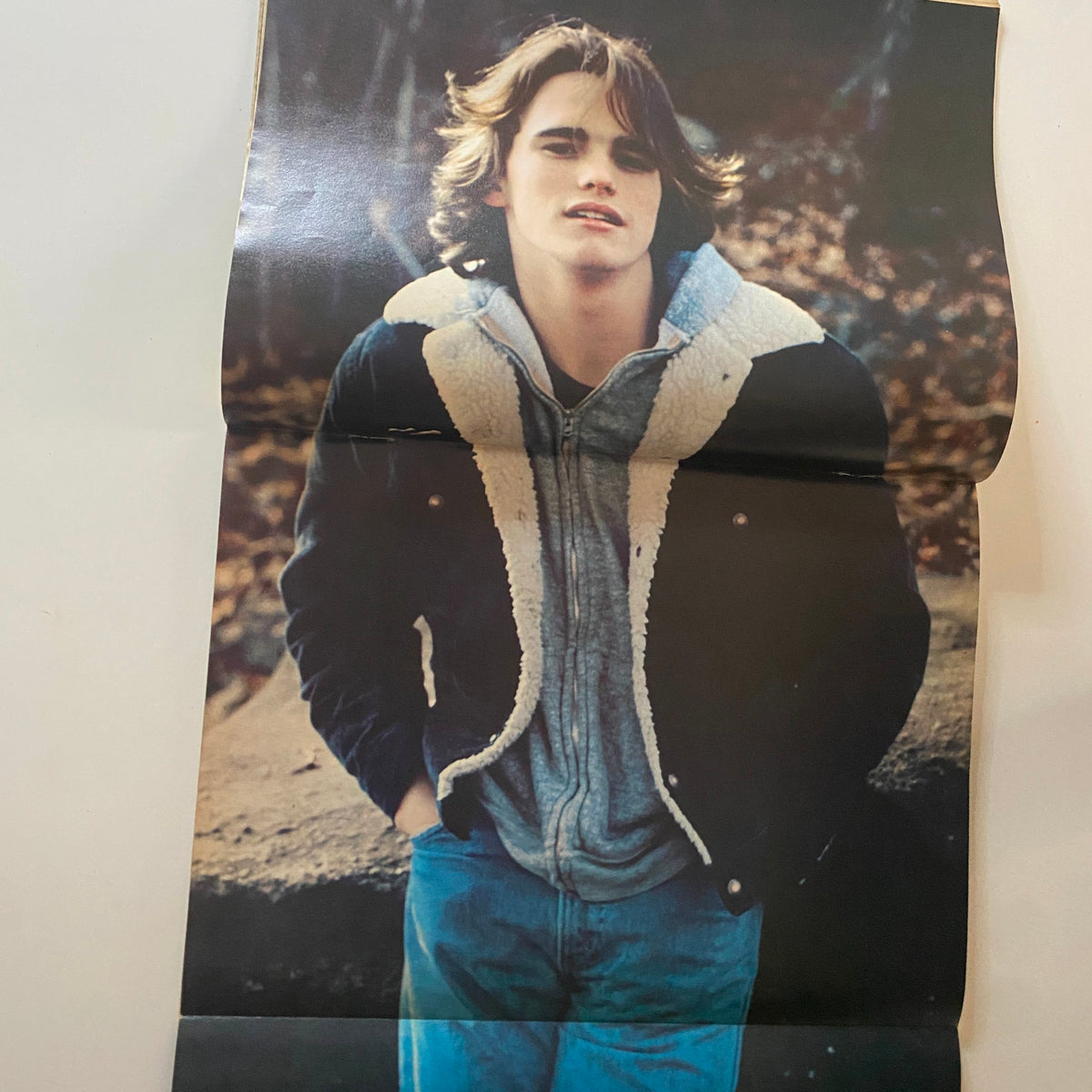 Teen Beat Magazine July 1980 features a young male model in casual attire with a stylish coat and relaxed hairstyle, showcasing the vibrant fashion of the era.