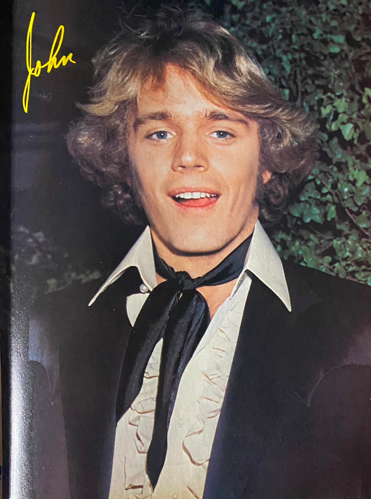 Teen Spectacular Magazine July 1981 cover featuring a young male star with blonde hair, wearing a black suit and a white ruffled shirt, smiling for the camera.