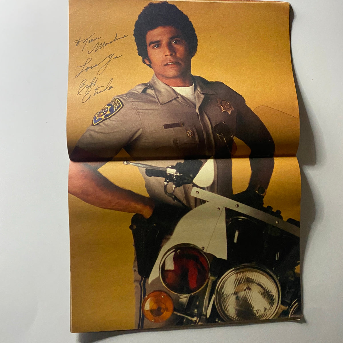 Teen Machine Magazine September 1979 Erik Estrada, Greg Evigan w Poster No Label