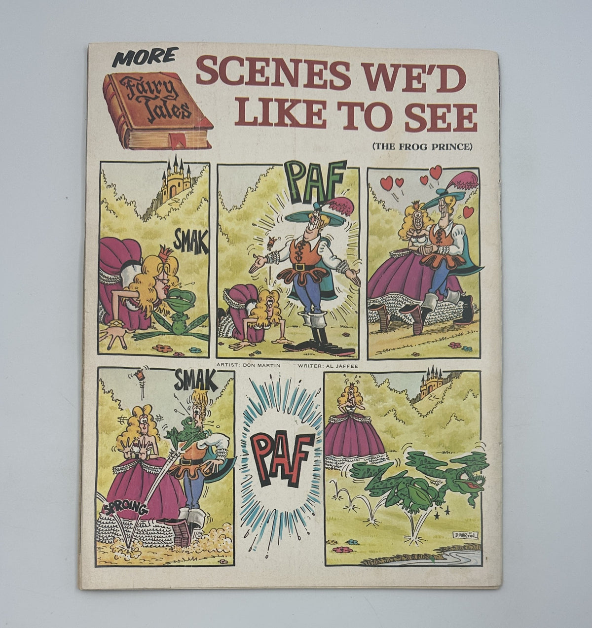 MAD Magazine No. 200 July 1978 featuring a comic scene titled 'Scenes We’d Like To See' from the story The Frog Prince.