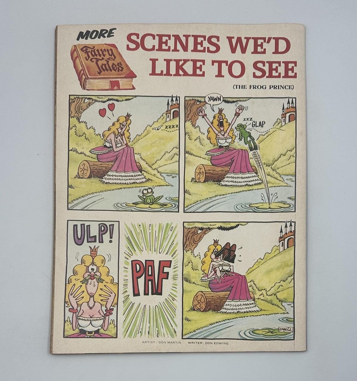MAD Magazine No. 196 January 1978 cover page highlighting 'Scenes We'd Like To See', with cartoons and humor illustrations by Don Martin.